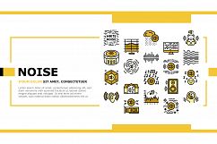 White Noise Hearing Landing Header Vector Product Image 1