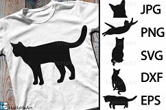 Monogram Cats Designs - Clip art / Cutting Files 99c Product Image 1