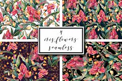 Watercolor iris flowers set. Product Image 4