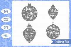 Christmas Bauble SVG Files Product Image 1