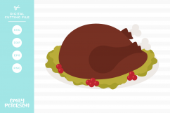 Turkey Dinner SVG DXF EPS PNG Product Image 1