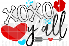 XOXO y'all SVG Product Image 2