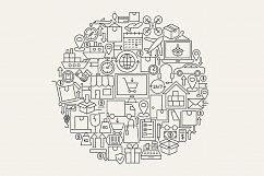 Delivery Line Art Icons Product Image 6