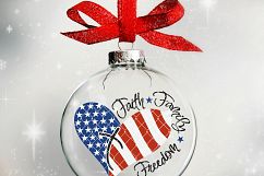 Faith Family Freedom American Patriotic USA Cut File LL043F Product Image 4