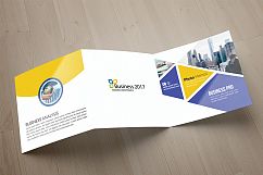 Professional Square Business Trifold Brochure Product Image 2