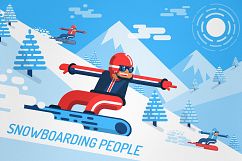 Snowboarding People Product Image 1