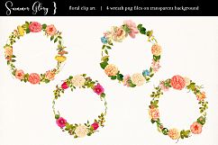 Floral Clip Art - Summer Glory Product Image 4