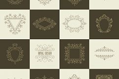 Set of vintage frames and monograms Product Image 10