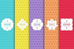 Vibrant seamless simple patterns Product Image 1