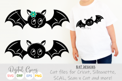 Mr and Mrs Bat SVG / EPS / DXF / PNG files Product Image 1