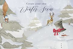 Watercolor Winter Scene Creator Product Image 7
