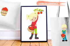 Apple Time Fun graphics and illustrations Product Image 5