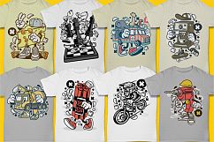 Cartoon Vector #3 Tshirt Design Bundle Product Image 10