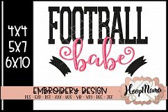 Football Babe - Football Embroidery Product Image 1