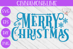 Merry Christmas Vintage Sign Svg Product Image 1