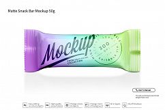 Matte Snack Bar Mockup Product Image 1