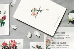 Modern Vintage Floral Wedding Invitation Suite Product Image 7