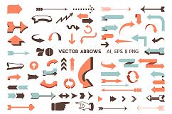 Vector Arrows Set - Retro and Modern Product Image 1