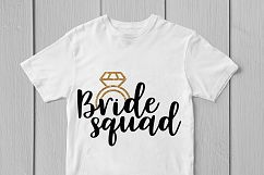 Bride Squad - Wedding SVG EPS DXF PNG Cutting Files Product Image 3