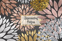 Shimmering Dahlia Clipart Product Image 1