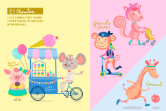 Fun in the Park. Cute animals Product Image 2