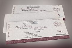Vintage Boarding Pass Invitation Template Product Image 5