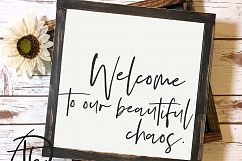 Welcome to Our Beautiful Chaos SVG Product Image 1