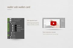 Wafer USB Wallet Card Mockup Product Image 9