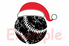 Santa Baseball Hat Christmas svg Elf 1040s Product Image 2