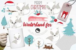 Winterland Fox graphics and illustrations Product Image 1