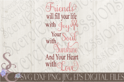 Friends and Friendship SVG Bundle 8 Designs Product Image 7