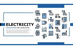 Electrical Installation Tool Icons Set Vector Product Image 1