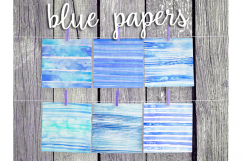 Watercolor Stripes Texture Papers Product Image 11