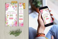 Summer Sale web banners set Product Image 3
