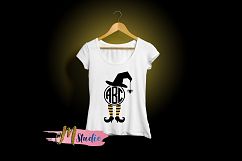 Witch Legs monogram svg, for Silhouette Cameo or Cricut Product Image 2