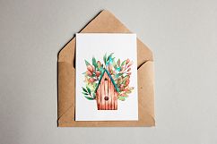 Tiny Birds - Watercolor Clip Art Set Product Image 11