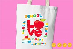 School Titles cutting files svg, dxf, pdf, eps included - cut files for cricut and silhouette - Cutting Files SG Product Image 2