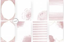 Blush Pink Watercolor Invitation Template Product Image 2