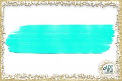 Teal Aqua Glitter Brush Strokes 24 PNG Aquamarine clipart Splashes  Product Image 24