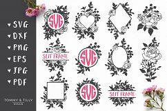 Floral Mega Bundle - SVG DXF PNG EPS JPG PDF Cut Files Product Image 2