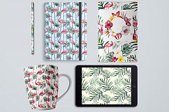Watercolor tropical patterns Product Image 3