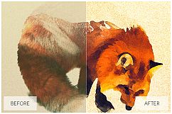 Lovely Watercolor Effect | Photoshop Actions Product Image 25