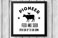 Pioneer Feed and Seed SVG Product Image 1
