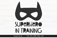 Superhero In Training - SVG DXF JPG PNG EPS Product Image 1