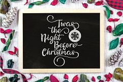 Christmas SVG Cut File - The Night Before Christmas SVG DXF Product Image 4