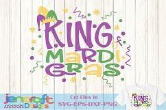 Mardi Gras King SVG, Parade Fat Tuesday Louisiana Product Image 1