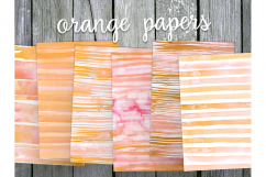 Watercolor Stripes Texture Papers Product Image 4