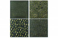 Gold Foil Chalkboard Digital Paper Product Image 4