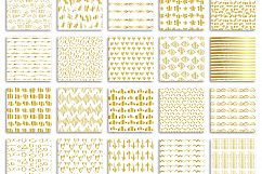 50 Hand Drawn Gold Patterns Product Image 7