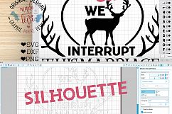 We interrupt the marriage for the hunting Season (SVG, DXF, PNG) Product Image 2